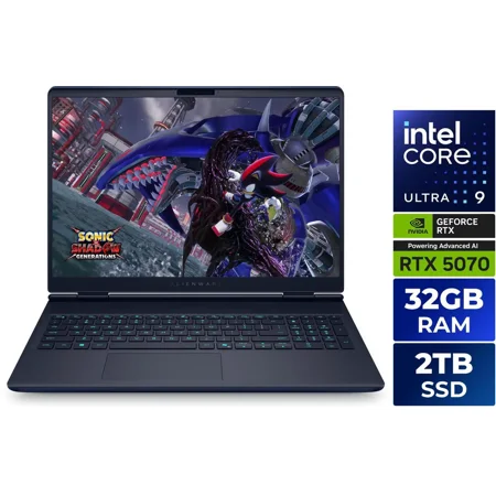 Alienware - 16X Aurora 16" 2.5K Gaming Laptop - Intel Core Ultra 9 275HX 2025 - 32GB Memory - NVIDIA GeForce RTX 5060 - 1TB Storage - Interstellar Indigo