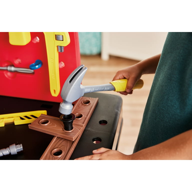 Kidoozie Just Imagine Pack 'N Go Workbench, Over 50 Pieces, Ages 3