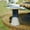 Sapphire Blue + Sky Blue + Ceramic+4, variant on 17 Inch Glazed Ceramic Bird Bath Blue Ombre Floral Pattern Lightweight Tall Pedestal Bird Bath Elegant Outdoor Decorative Bird Basin for Garden Yard Patio and Lawn