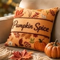 thumbnail image 7 of AuroraX Fall Pumpkin Pillow Covers Thanksgiving Decorative Pillowcase Cute Farmhouse Maple Leaf Rustic Thanksgiving Decorations for Home Orange, 7 of 7