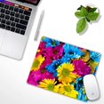 thumbnail image 2 of Colorful Flower Mouse pad Computer Mousepad with Personalized Design Office Non-Slip Rubber Mouse mat, 2 of 6