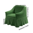 thumbnail image 3 of SSZMDLB under $5 Chair Slipcover, Stretch Seersucker Wingback Cover, Living Room Chair Covers Washable, Furniture Protector Easy to Install, for Sofa Protection Home Decor, 3 of 6