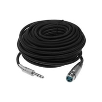 SF Cable XLR 3P Female to 1/4" Stereo Microphone Cable, 25 feet