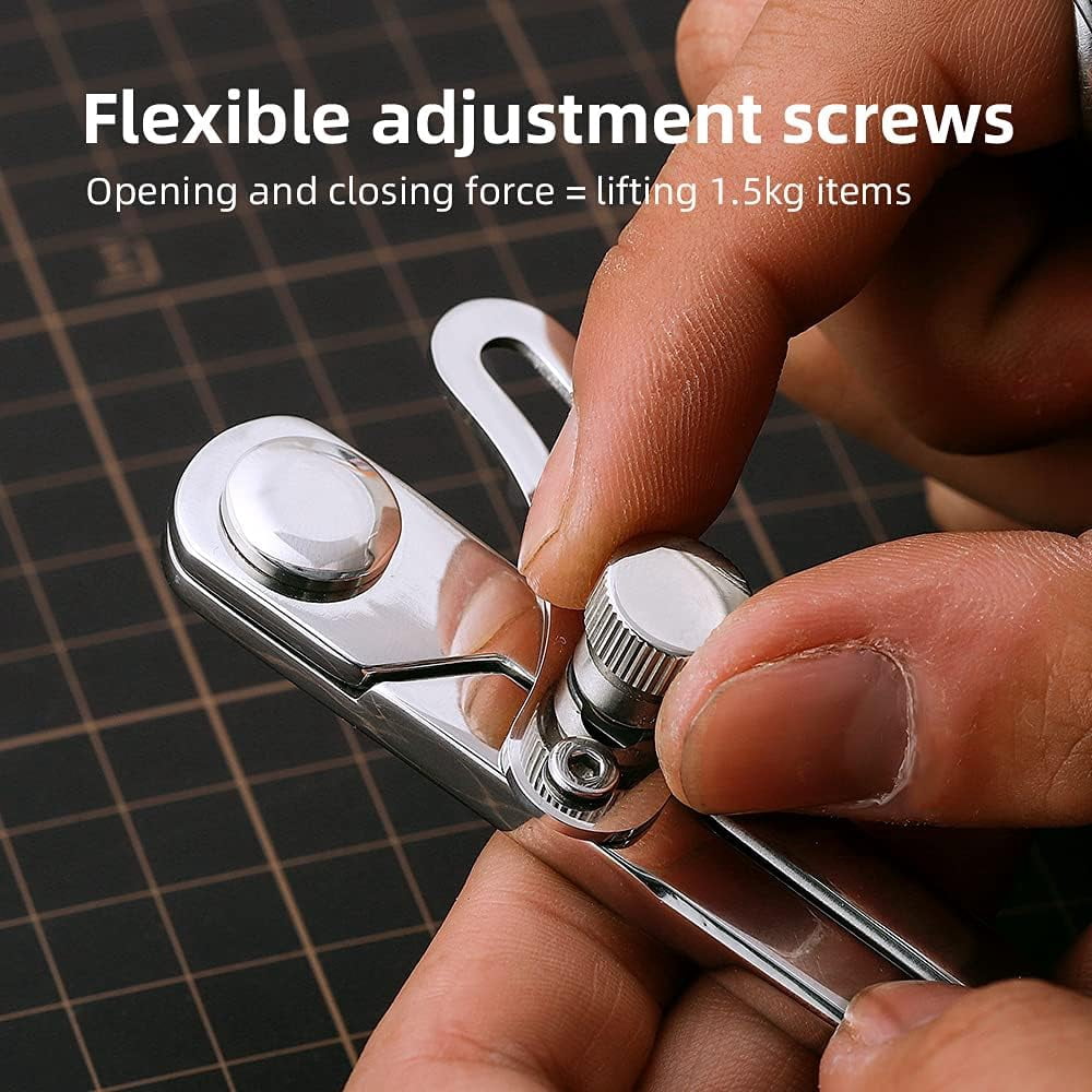 304 Stainless Steel Wing Divider - Adjustable Leather Compass Tool for Scribing, Marking & Measuring, Metal Divider for Leathercraft, Woodworking & DIY Projects, Precision Marking Tool (1 Piece)  P