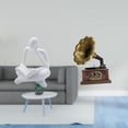 thumbnail image 2 of Figura de lector abstracto, estatua vintage, figura de resina, escultura coleccionable, adorno, artesanía artística, adecuada para regalar, decoración, 2 of 8