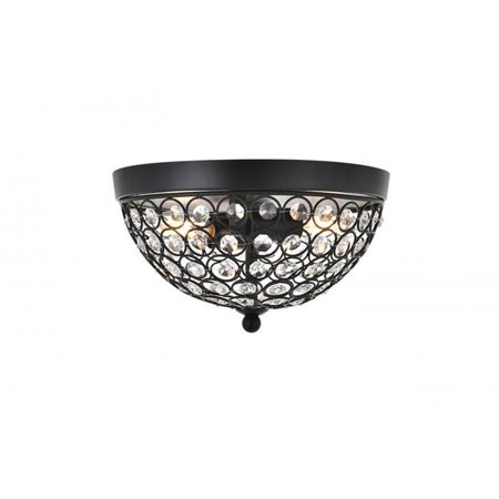 

Taye 2 Light Matte Black Flush Mount