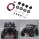 thumbnail image 3 of 4 piezas de luz LED para techo de camión protección del medio y durabilidad para accesorios de piezas de modelo 10 Zulema LED de luz de coche RC, 3 of 9