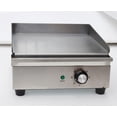 thumbnail image 6 of Techtongda Commercial Home Electric Countertop Flat Cooking Griddle Grill Stainless Steel, 6 of 8