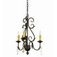 thumbnail image 3 of Meyda Tiffany 173174 French Elegance 3 Light 18" Wide Taper Candle Multi Light Pendant -, 3 of 4