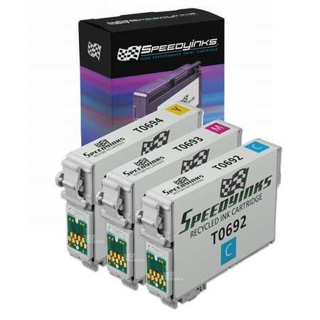 Speedy Remanufactured Cartridge Replacement for Epson 69 (1 Cyan  1 Magenta  1 Yellow  3-Pack) Remanufactured Epson T069 Cartridges Set of 3: 1ea T069220 Cyan  T069320 Magent  T069420 Yellow for use in Epson Stylus CX5000  CX6000  CX7000F  CX7400  CX7450  CX8400  CX9400Fax  CX9475Fax  N10  N11  NX100  NX105  NX11  NX110  NX115  NX200  NX215  NX300  NX305  NX400  NX410  NX415  NX510  NX515  WorkForce 30  40  310  315  500  600  610  615  1100  1300.This Speedy remanufactured cartridge replacement for epson 69 (1 cyan  1 magenta  1 yellow  3-pack) is a great remanufactured cartridge item at a reduced price under $10 you can t miss. It always ships fast and accurately and comes with a 100% guarantee. Buy your printer accessories and refills from our extensive printer accessories and electronics collection in confidence and save over other retailers.for use in Epson Stylus CX5000  CX6000  CX7000F  CX7400  CX7450  CX8400  CX9400Fax  CX9475Fax  N10  N11  NX100  NX105  NX11  NX110  NX115  NX200  NX215  NX300  NX305  NX400  NX410  NX415  NX510  NX515  WorkForce 30  40  310  315  500  600  610  615  1100  1300. Affordable for Home. Reliable Toner Built for Business. Consistent Print Results. The use of aftermarket replacement cartridges and supplies does not void your printer’s warranty.