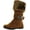 Camel C01, variant on New Girls Slouch Comf Tall Midcalf Suede Winter Boots Shoes