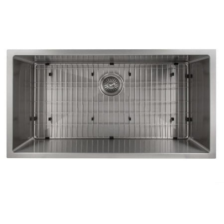 Zline Kitchen And Bath 36 Inch Undermount Single Bowl Sink In Stainless Steel Zline Kitchen And Bath 36 Inch Undermount Single Bowl Sink In Stainless Steel