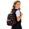 thumbnail image 3 of ibiyuan School Bag for Primary School Middle Elementary for Ages 5th 6th 8th 10th All Over Cartoon Print Large Capacity Twin Shoulder Pack Multi Compartment for Daily School, 3 of 6