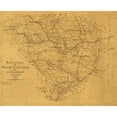 thumbnail image 3 of Hotchkiss 18x15 Black Modern Framed Museum Art Print Titled - South Carolina - Hotchkiss 1880, 3 of 5