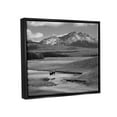 thumbnail image 4 of Stupell Industries Bison in Mountain Scene Landscape Photography Black Floater Framed Canvas Art Print Wall Art, 31 x 25, 4 of 10