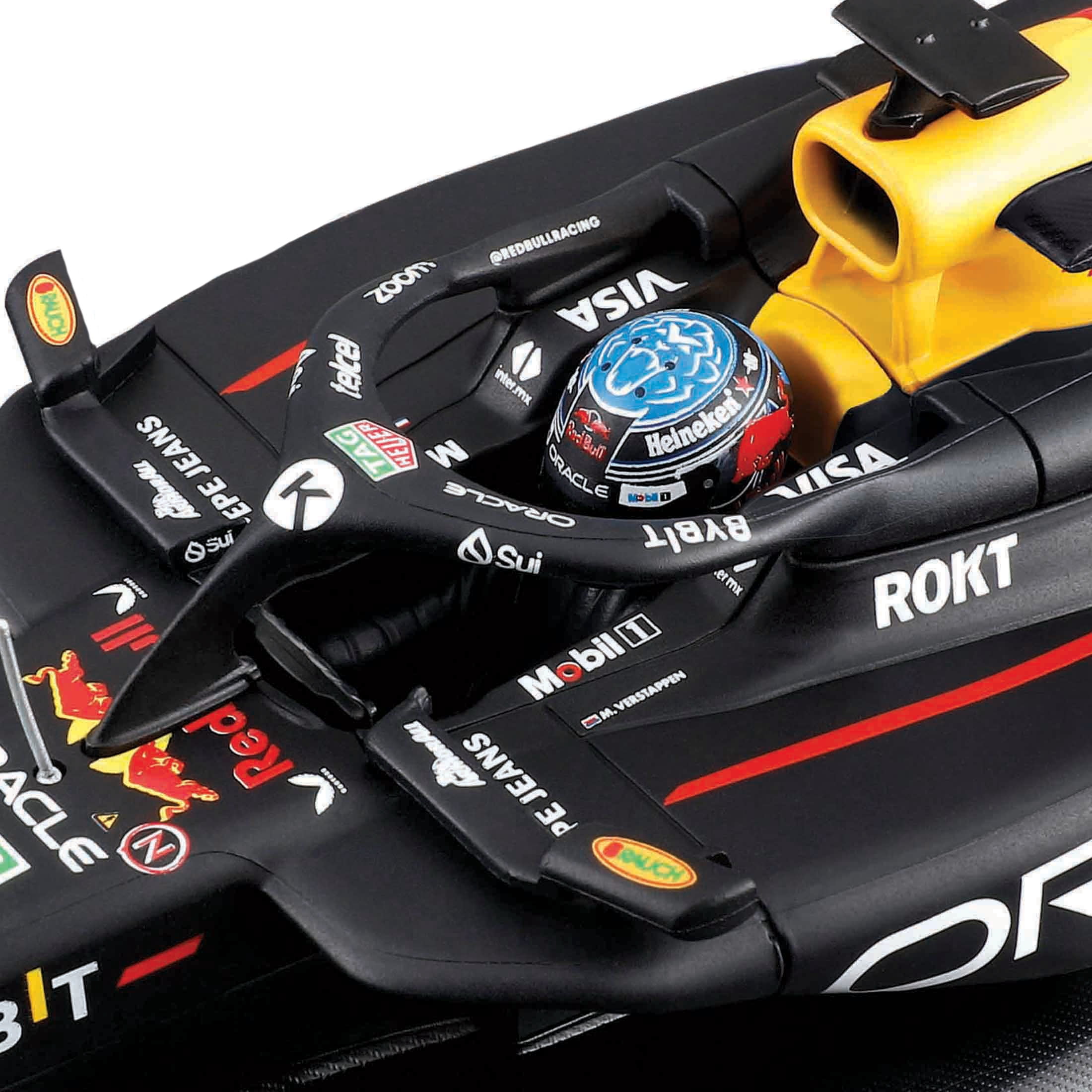 1:24 Race Formula Oracle RB19 F1 Model Kit with Helmet, Play Vehicles