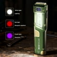thumbnail image 2 of (Rechargeable 1500 Lumen Flat Flashlights EDC Tactical Flashlight,Dual-Switches, 2 of 8