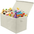 thumbnail image 3 of Sorbus Kids Large Toy Storage Chest with Lid, Beige, 3 of 7
