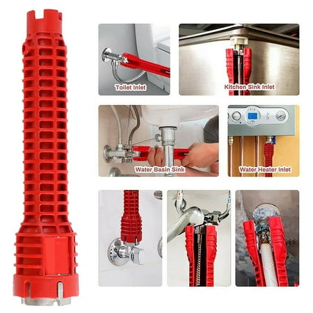 

8 in 1 Faucet And Sink Installer Multifunctional Wrench Tool For Kitchen Bathroom Easy-to-use Plumbing Repair Tools