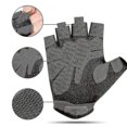 thumbnail image 3 of S Guantes de Fitness antideslizantes para gimnasio, guantes de entrenamiento para culturismo, entrenamiento de ciclismo, senderismo, medio dedo, 1 par, 3 of 4