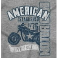 thumbnail image 2 of American Biker Motorcycle Patriotic Sweatshirt for Men or Women Brisco Brands X, 2 of 6