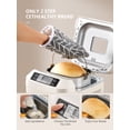 thumbnail image 3 of 2lb Bread Machine, 12 Presets Bread Maker Gluten-Free Setting, 13 Hour Delay Timer, White, 3 of 8
