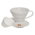 thumbnail image 2 of Hario V60 Plastic Coffee Dripper, Size 01, White, 2 of 7