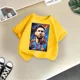 thumbnail image 3 of Marca Unshine, camiseta de algodón de verano para niños, deportes al aire libre, fútbol, camiseta informal para niños y niñas, camisetas, ropa bonita para niños, 3 of 5