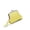 Yellow, variant on Lovely Wallets Change Purse with Kiss Lock Key Bag1eatherCoin Purse for Woman