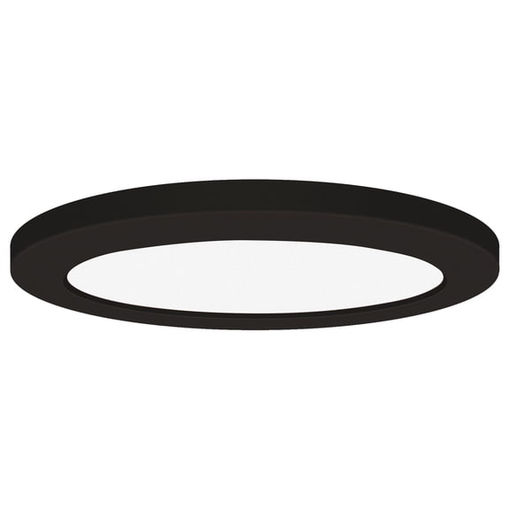 Slim 1 - Light Black LED Acrylic & Plastic Flush Mount Light