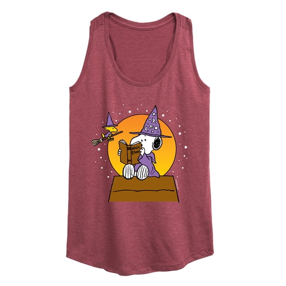 Peanuts - Sorcerer Snoopy Woodstock - Women's Racerback Tank Top