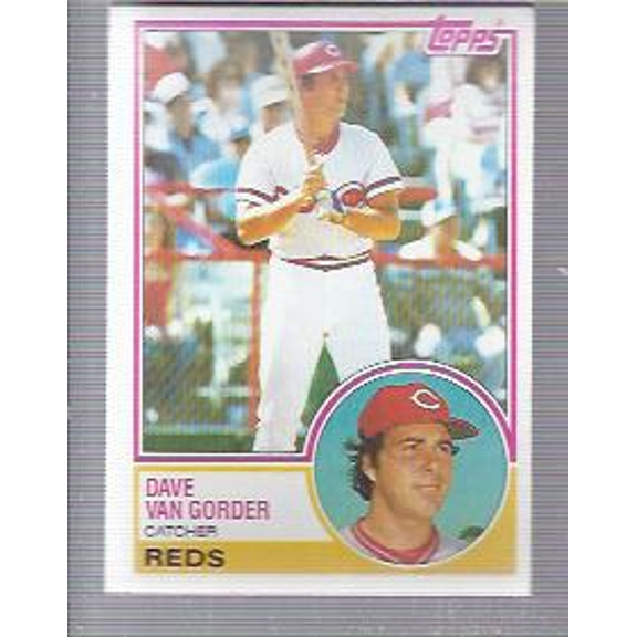 Collectible 1983 Topps #322 Dave Van Gorder MLB Baseball Trading Card
