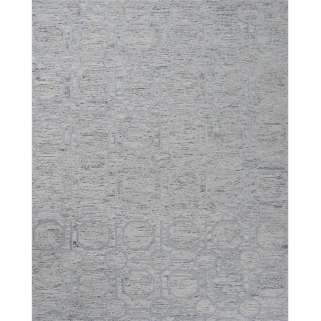 The Rug Decor TRD6376B811 8 x 11 in. Geometrical Hand Hooked Area Rug