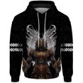 thumbnail image 4 of Sudadera con capucha informal de otoño para hombre, sudadera con capucha con estampado de dragón, orco y lagarto, ropa Y2k, sudaderas de calle Harajuku para hombre, 4 of 4