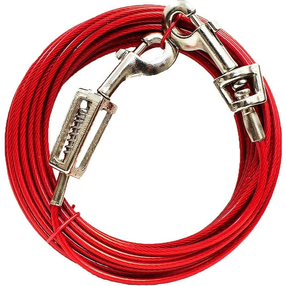 Boss Pet - Prestige 40ft Large Dog Tie Out with Spring