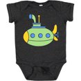 thumbnail image 3 of Inktastic Cute Green Submarine Boys or Girls Baby Bodysuit, 3 of 5