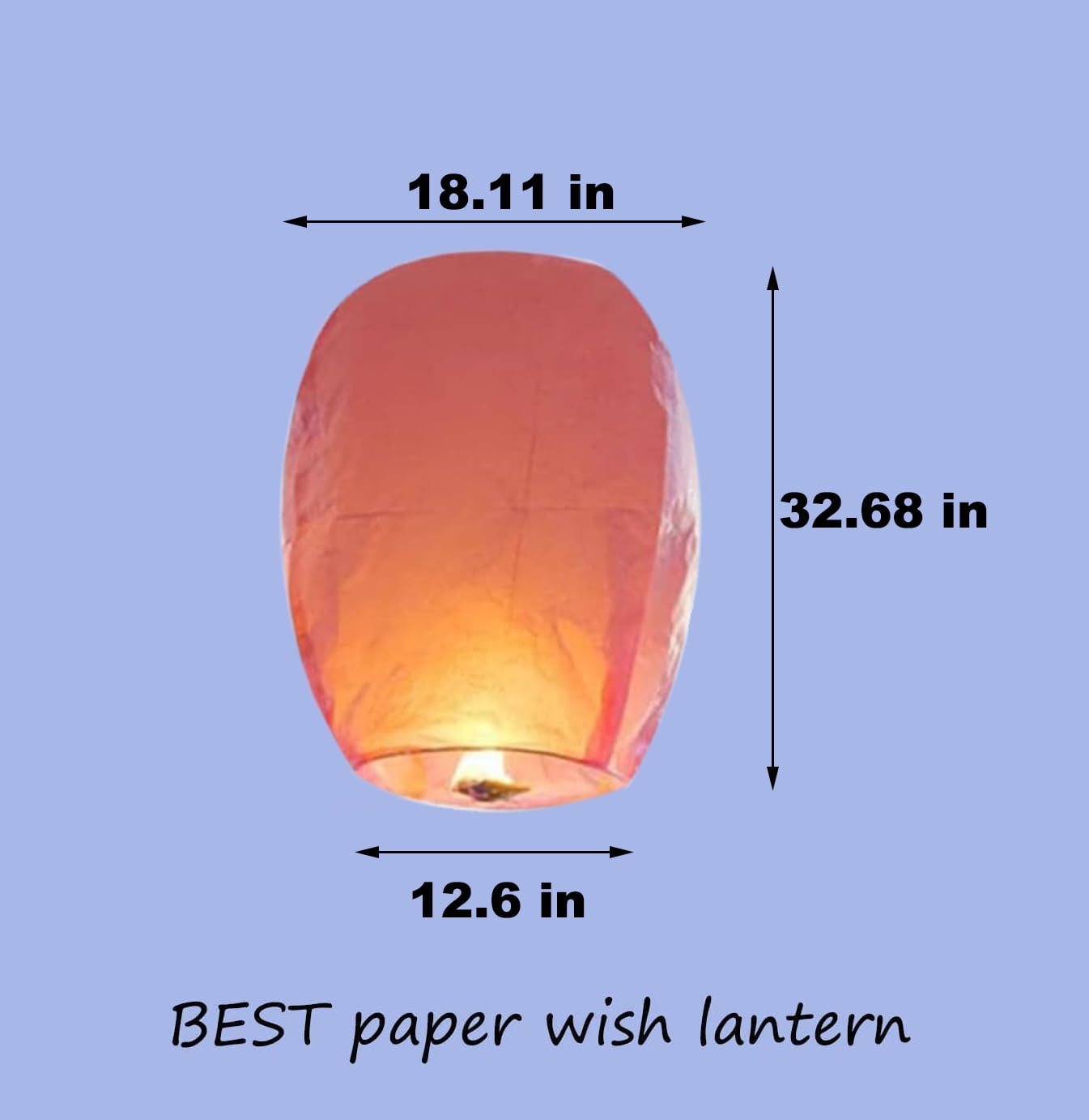 RUseeN 10 Pcs Chinese Lanterns to Release in Heaven, Multi-Colored Flying Lanterns Paper Lantern Hanging Paper Lanterns Wish Lantern Memorial for Celebrations of Family.