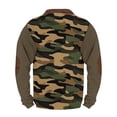 thumbnail image 4 of Blusas y camisas de manga larga con cuello redondo para hombre, sudadera con capucha de cuello redondo con cremallera y estampado, sudaderas de manga larga, blusa de poliéster para hombre, 4 of 4