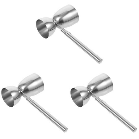 

Bestonzon 3pcs Double Sided Stainless Steel Jigger Cocktail Measure Tool Bar Measuring Cup