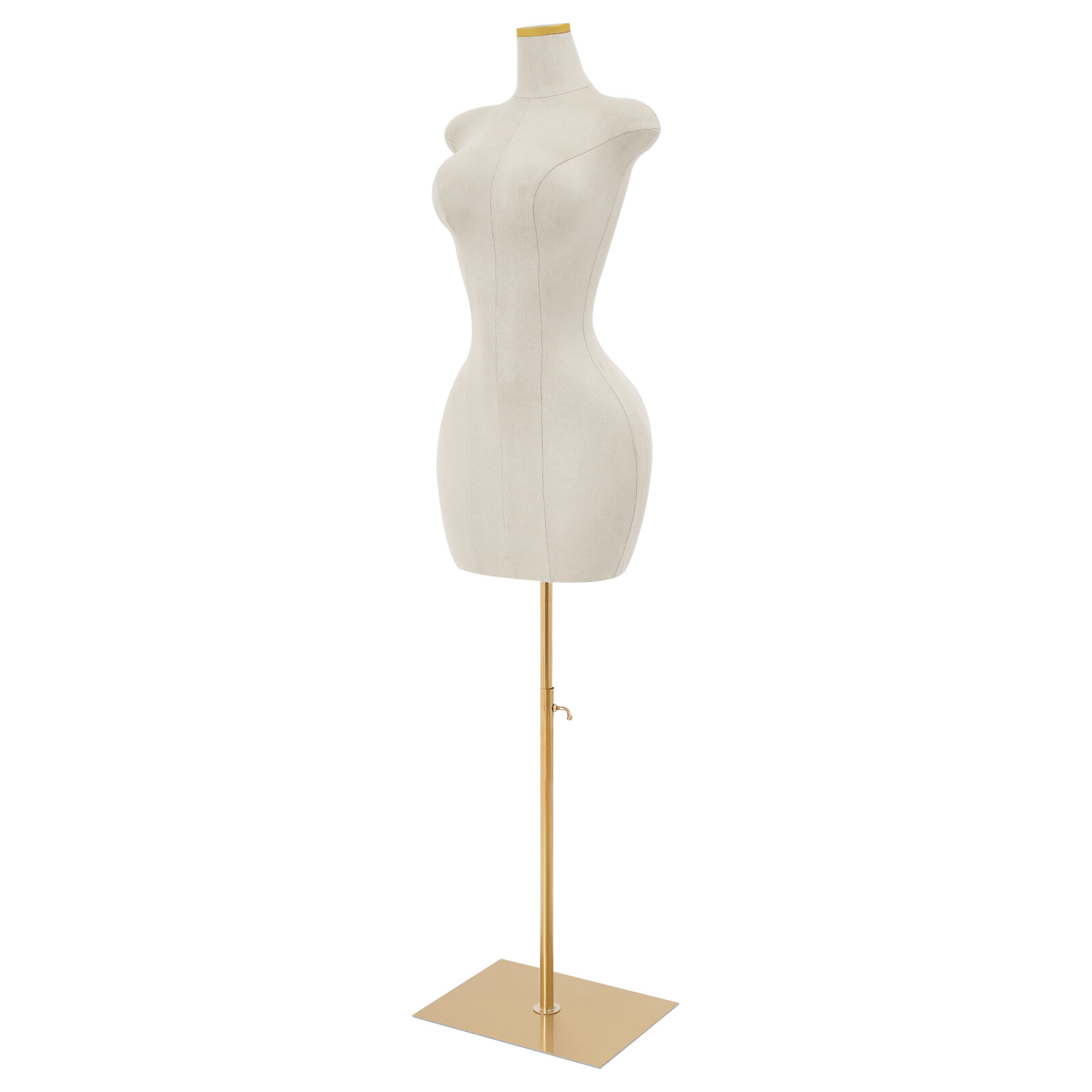 Female Mannequin Model with Stand, Half-length Model, Mannequin Dress Form for Boutiques, Clothing Stores, Display Windows, Shopping Malls