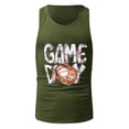 thumbnail image 4 of JAKANYQ Gilet pour Hommes Vêtements de Course d'Été Imprimé Baseball Style Rue, m, 4 of 4