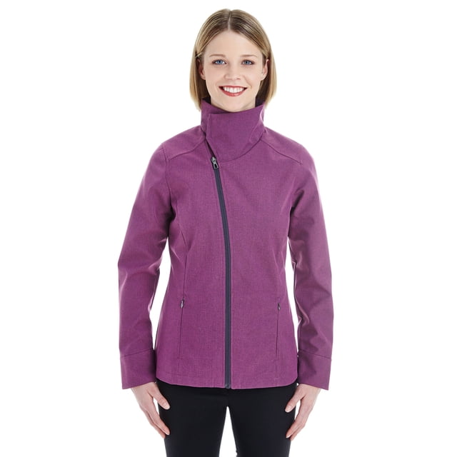 Chaqueta Soft Shell Edge para mujer con cuello convertible RASPBERRY M Extremo norte NE705W