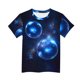 thumbnail image 5 of Blusas y camisas de manga corta con cuello redondo Camiseta estampada de manga corta con estampado de estrellas para niños Cuello redondo Manga corta Casual Versátil Para niñas Top de poliéster, 5 of 5