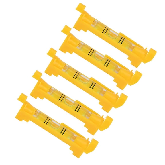 Nieyigj 5pcs Mini Rope Bubble Level Hanging Line Spirit Level Bubble String Leveler High Precision Clear Acrylic Builder Line Level for Bricklaying Plumbing Guttering Tiling DIY 3.94 inches / 10 cm