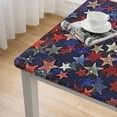 thumbnail image 5 of nygtbtfer Red Blue Stars Print Fits and Diameter Elastic Edged Table Cloth 46*46, 5 of 8