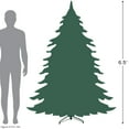 thumbnail image 4 of Northlight Real Touch™️ Pre-Lit Medium Sierra Fir Artificial Frosted Christmas Tree - 6.5' - Warm, 4 of 6