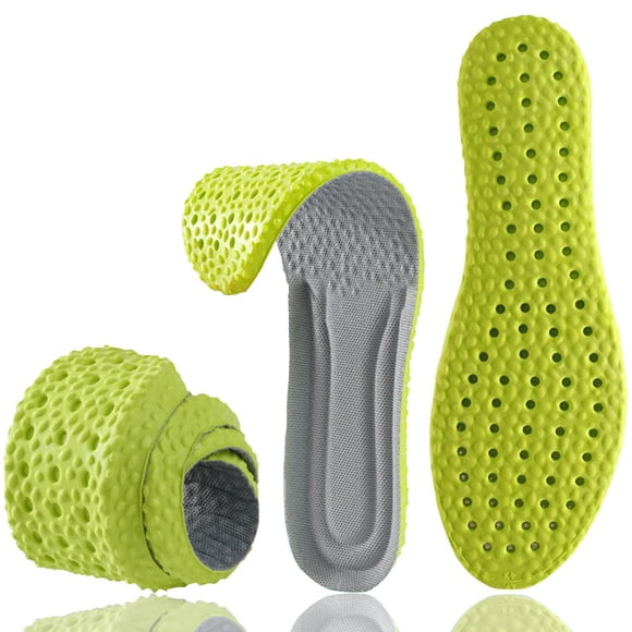 Plantillas de espuma viscoelástica DSYSC para zapatos, hombre y mujer, con absorción de impactos