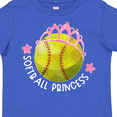 thumbnail image 4 of Inktastic Softball Princess- Tiara Girls Toddler T-Shirt, 4 of 5