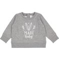 thumbnail image 2 of Inktastic Maui Hawaii Baby Surfing Baby Sweatshirt, 2 of 4