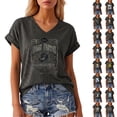 thumbnail image 4 of Womens Dolly Shirts Country Music Legend T-Shirt Crewneck Short Sleeve Shirt Vintage Graphic Tee Loose Fit T-Shirt Casual Tops L, 4 of 6